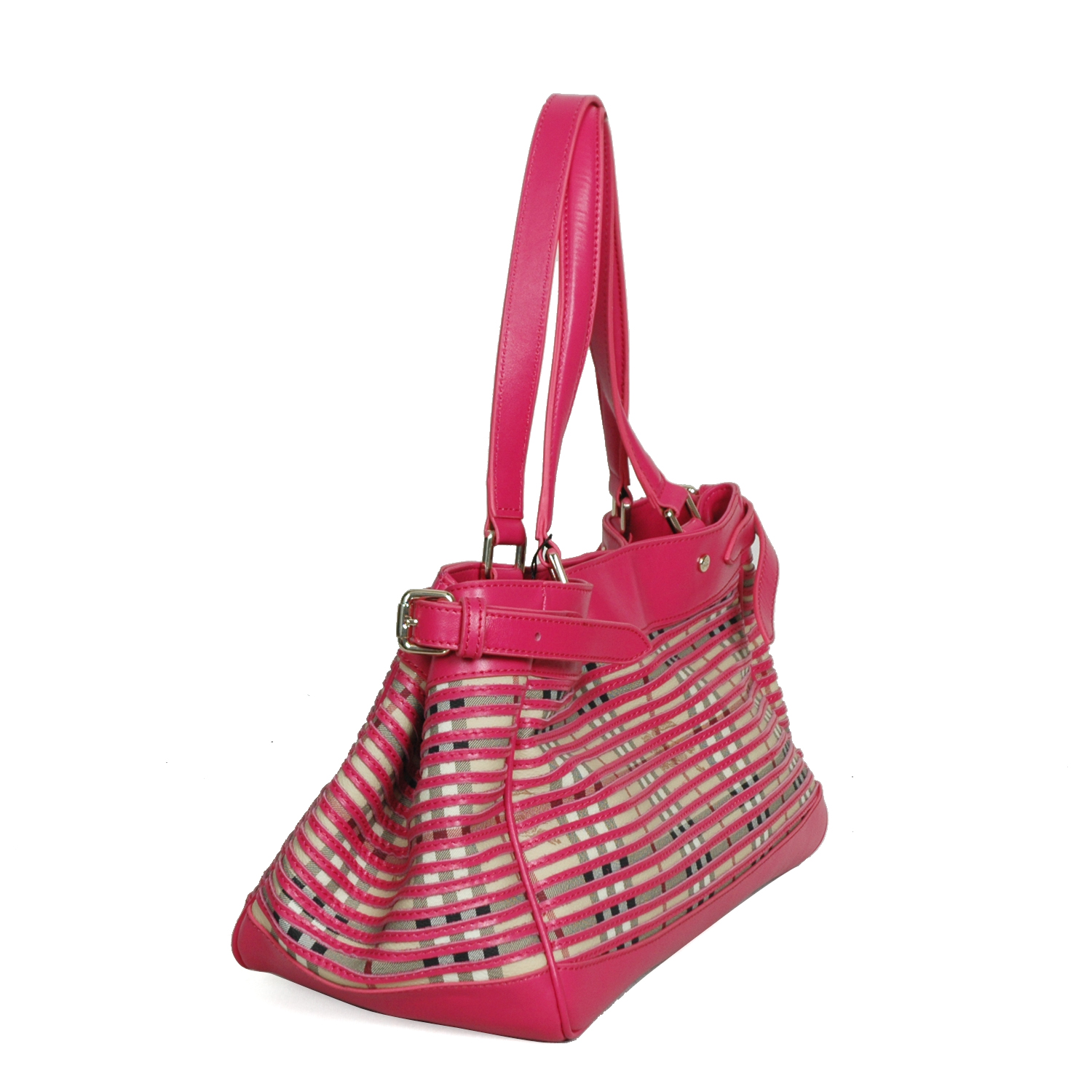 Burberry Piccoli Haymarket Stripes Tote Borsa 37541241
