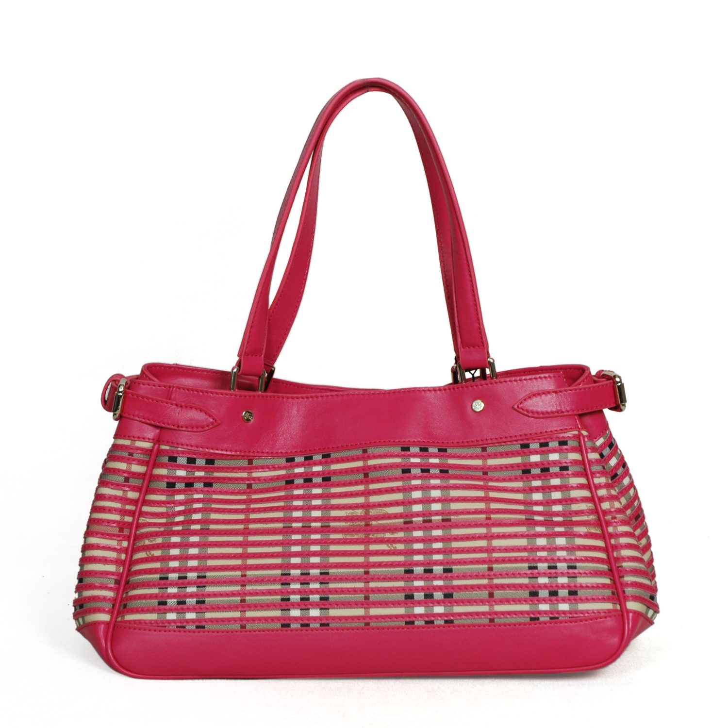 Burberry Piccoli Haymarket Stripes Tote Borsa 37541241