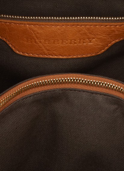 Burberry affumicato Controllare Media Hobo Borsa 37232391