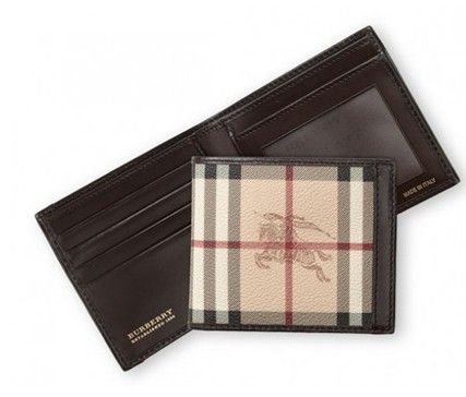 Burberry Haymarket Controllare Portafoglio pieghevole 36396961