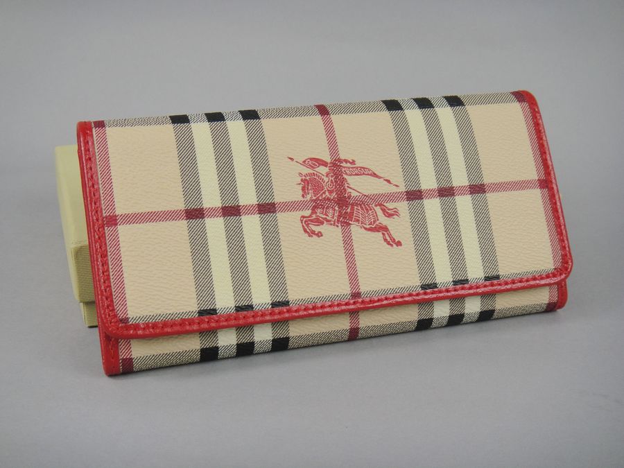 Burberry Haymarket check Foldover Wallet 37661611