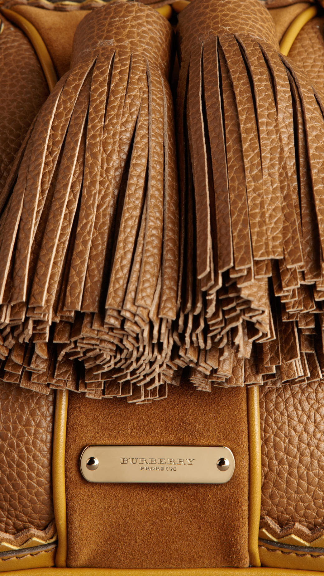 Burberry Paesaggio granulare Borsaagli in pelle Bowling Borsa 37880281