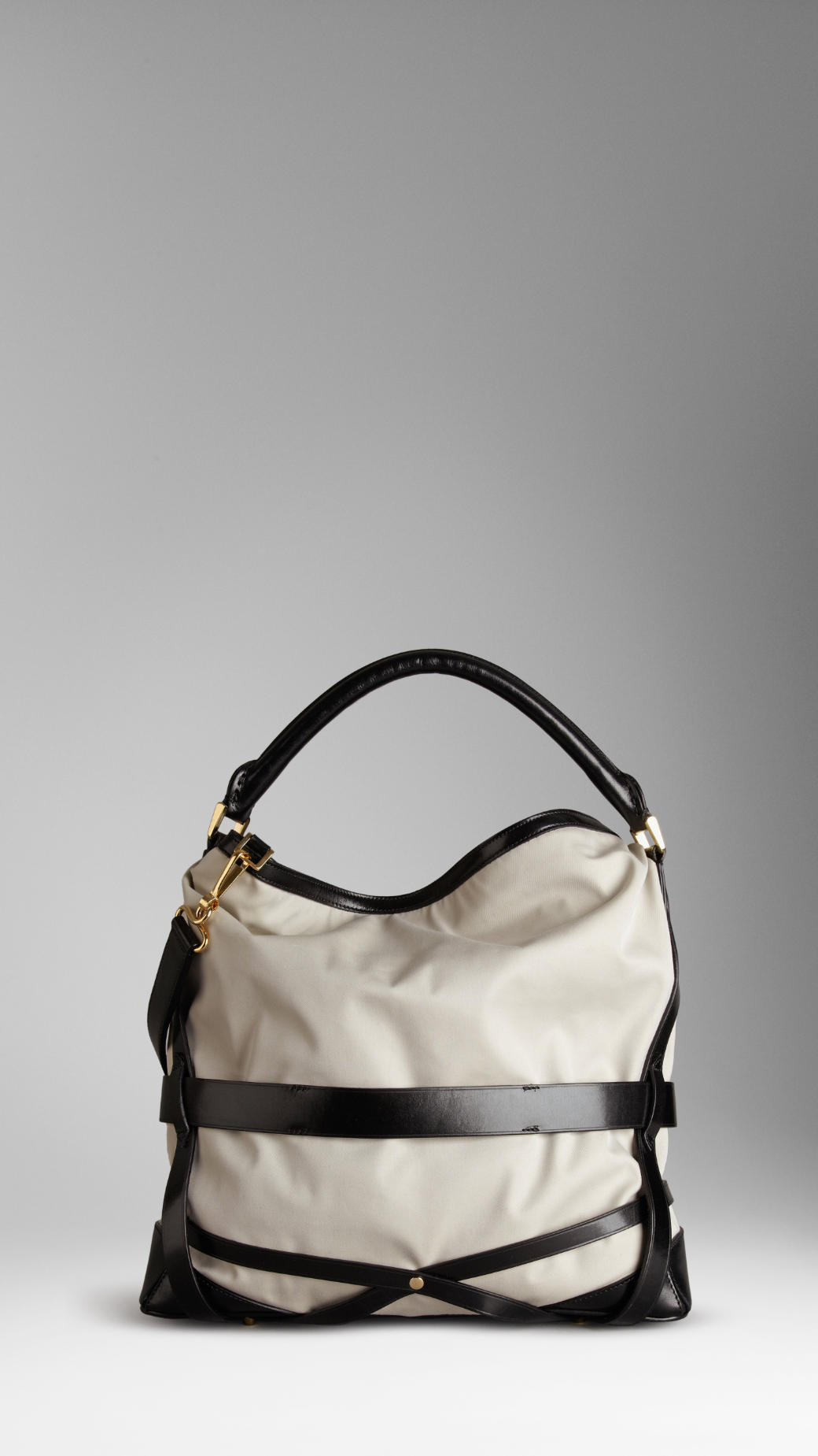 Burberry Media Belted Bridle Leather Hobo Borsa 37678791