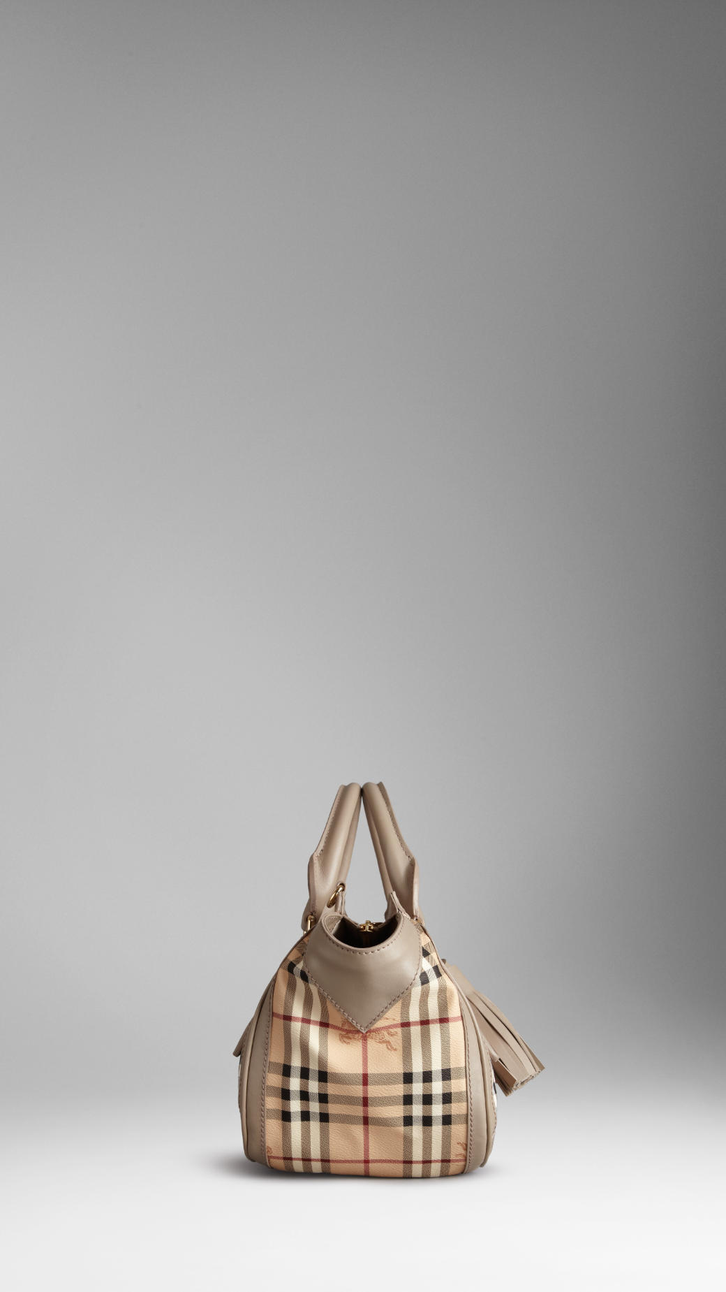 Burberry Haymarket Media Brogue Tote 37888401
