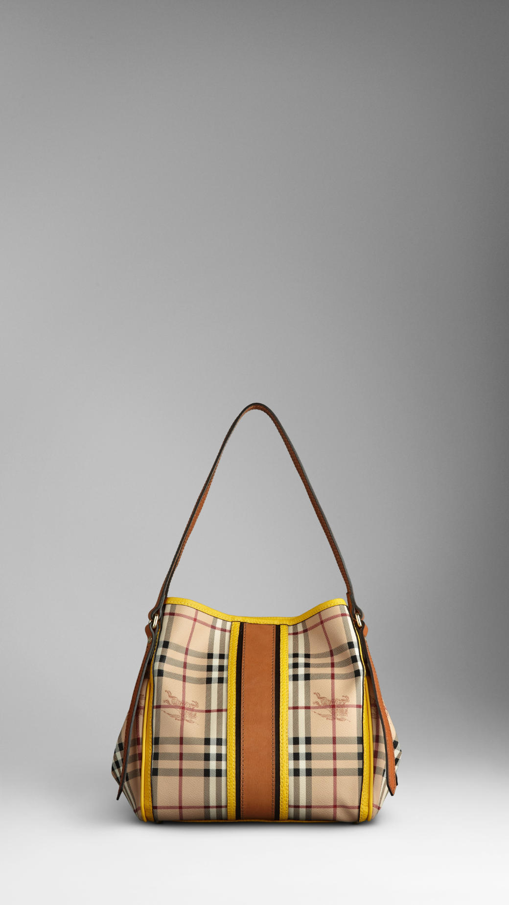 Burberry Piccolo Canvas Tote Check 38023521
