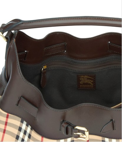 Burberry Haymarket check Media Hobo Borsa 10000011592