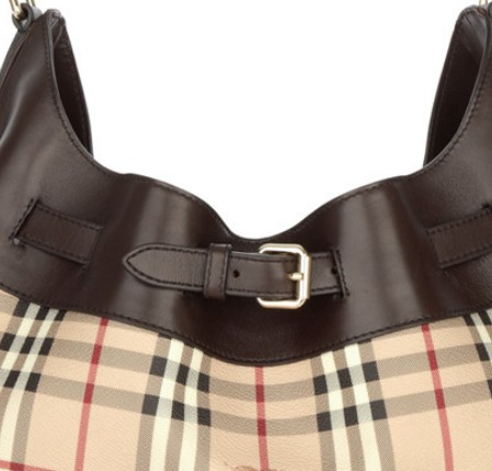 Burberry Haymarket check Media Hobo Borsa 10000011592