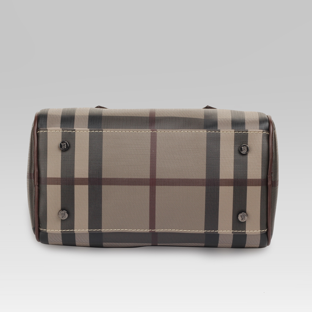Burberry Piccolo Smoked check Bowling Borsa 37865521