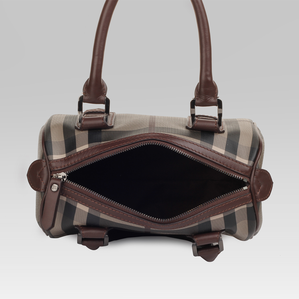 Burberry Piccolo Smoked check Bowling Borsa 37865521