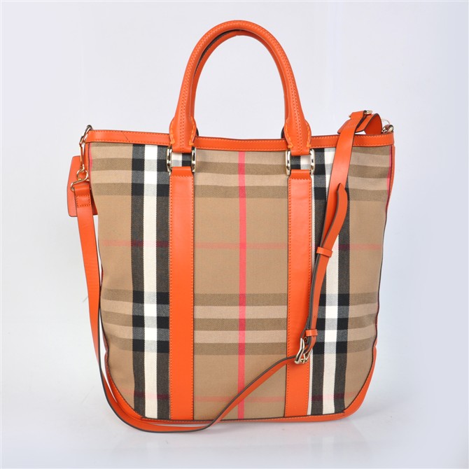 Burberry House check Cotton Canvas Tote Borsa 37972833