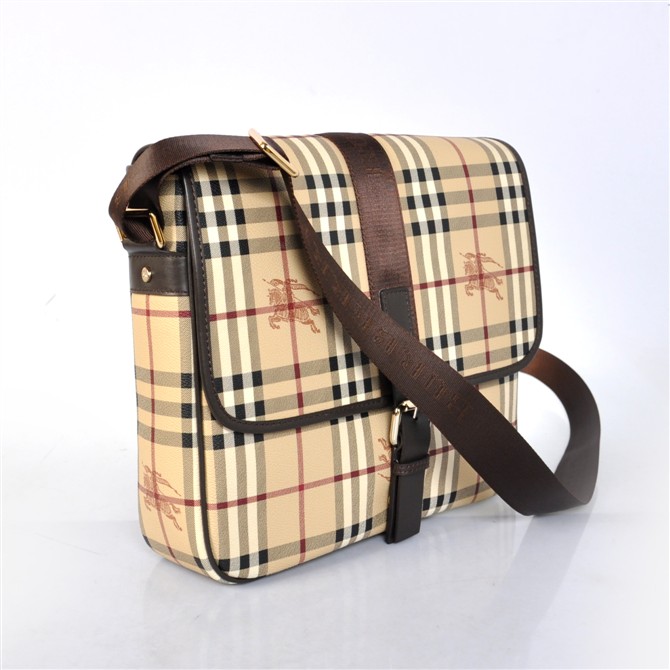 Burberry Haymarket Controllare Coated Canvas Crossbody Borsa 37994351