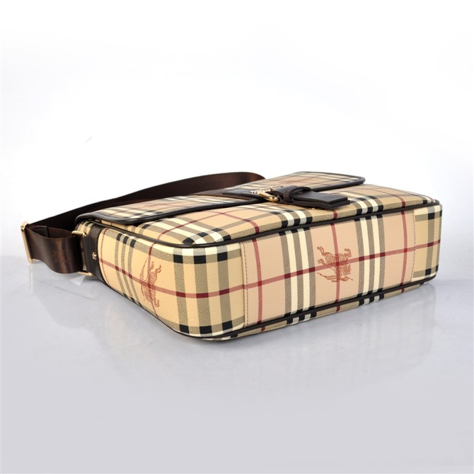 Burberry Haymarket Controllare Coated Canvas Crossbody Borsa 37994351