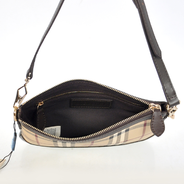 Burberry Haymarket Controllare Coated Canvas Clutch 37989711