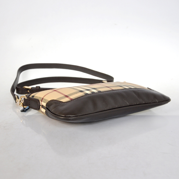 Burberry Haymarket Controllare Coated Canvas Clutch 37989711