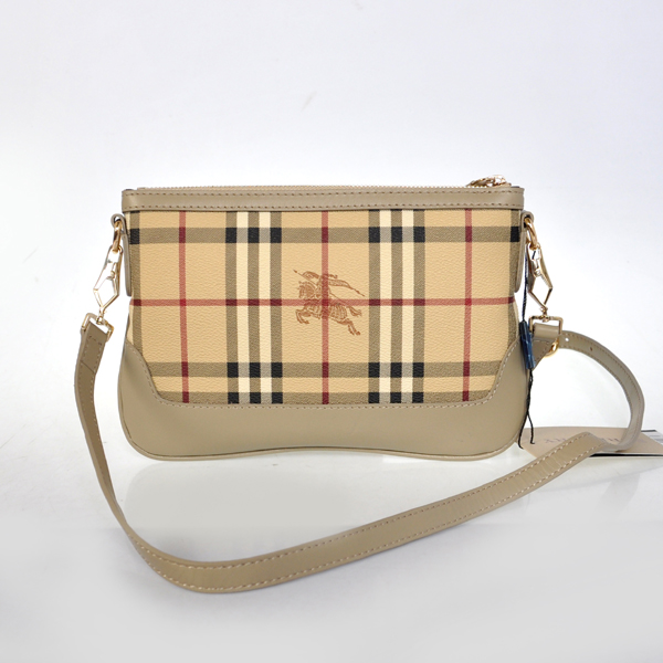 Burberry Haymarket Controllare Coated Canvas Clutch 37989712
