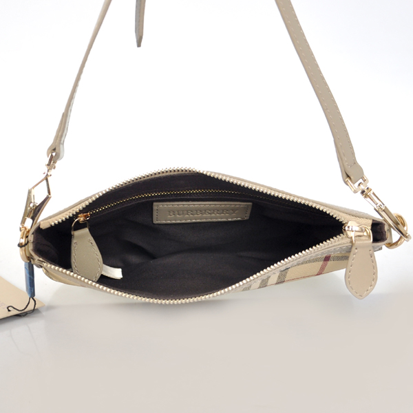 Burberry Haymarket Controllare Coated Canvas Clutch 37989712