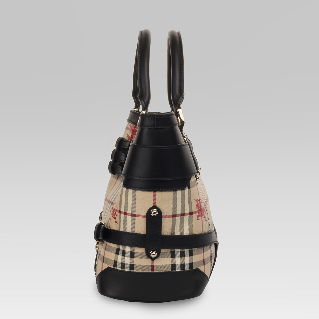 Burberry Media Briglia Casa Arrivo Canvas Tote Borsa 37638305