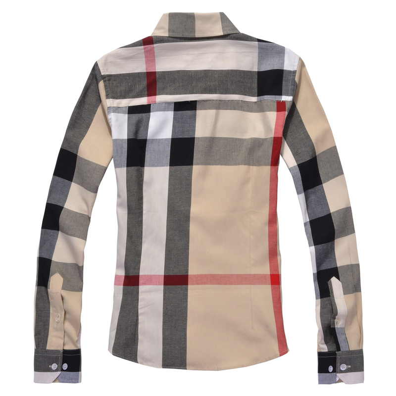 Classicoo Sconto Burberry Controllato Maglie a manica lunga Donne A-040 blu